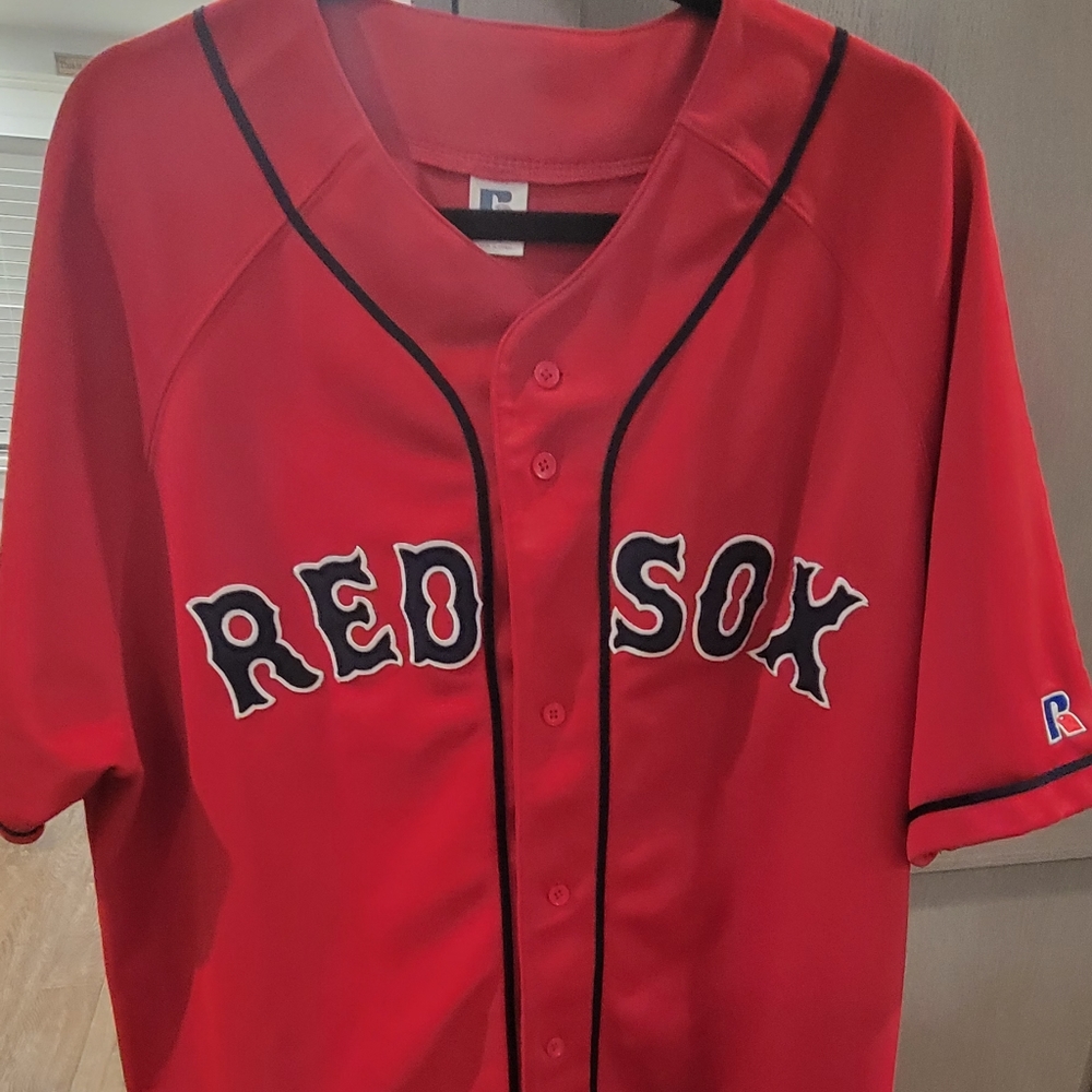 Boston Red Sox official merchandise Jersey.
